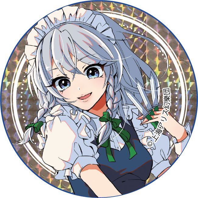 東方 東方Project 十六夜咲夜 缶バッジ 8種セット